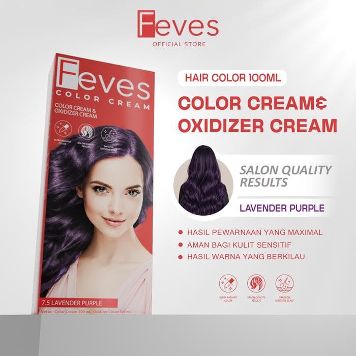 Feves Hair Color Cream — Lavender Purple