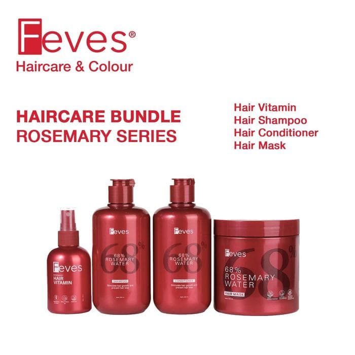 FEVES HAIR MASK 68% ROSEMARY WATER – foto produk