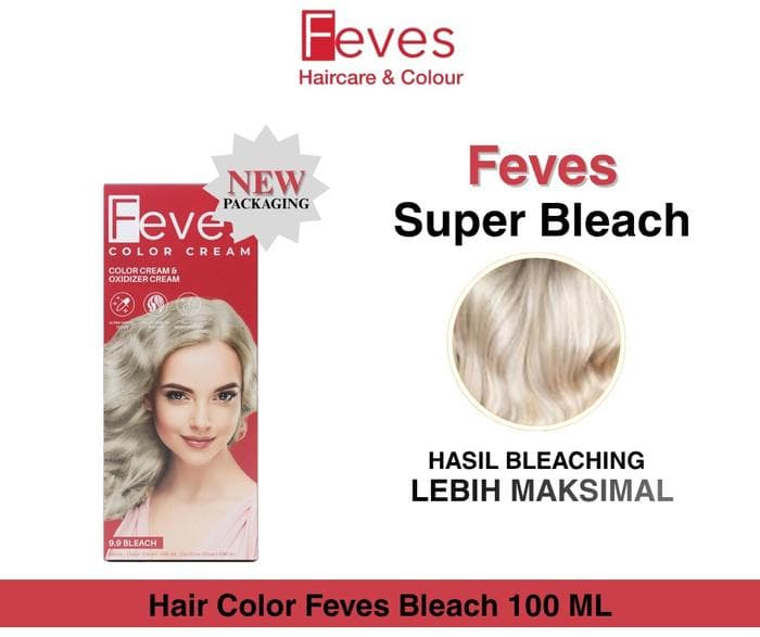 HAIR COLOR 9.9 BLEACHING RAMBUT 100ml – foto produk