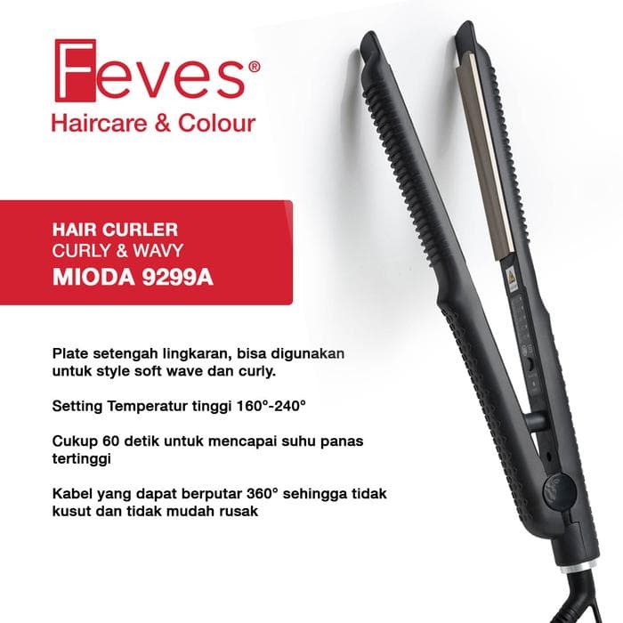 MIODA Catok Rambut 9299A – foto produk
